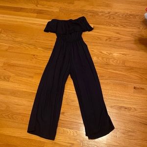 Strapless Navy XS Hollister Jumpsuit